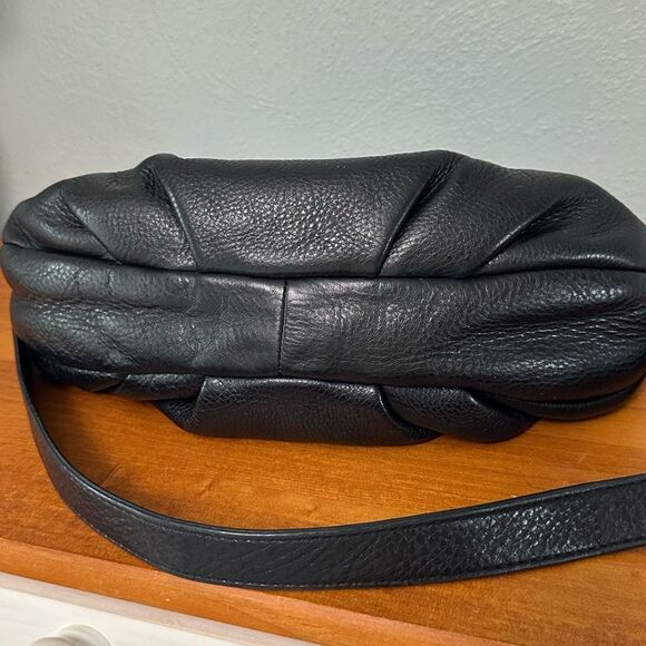 Marc By Marc Jacobs Pebble Black Leather Natasha Q Crossbody Bag Purse - Picture 4 of 15